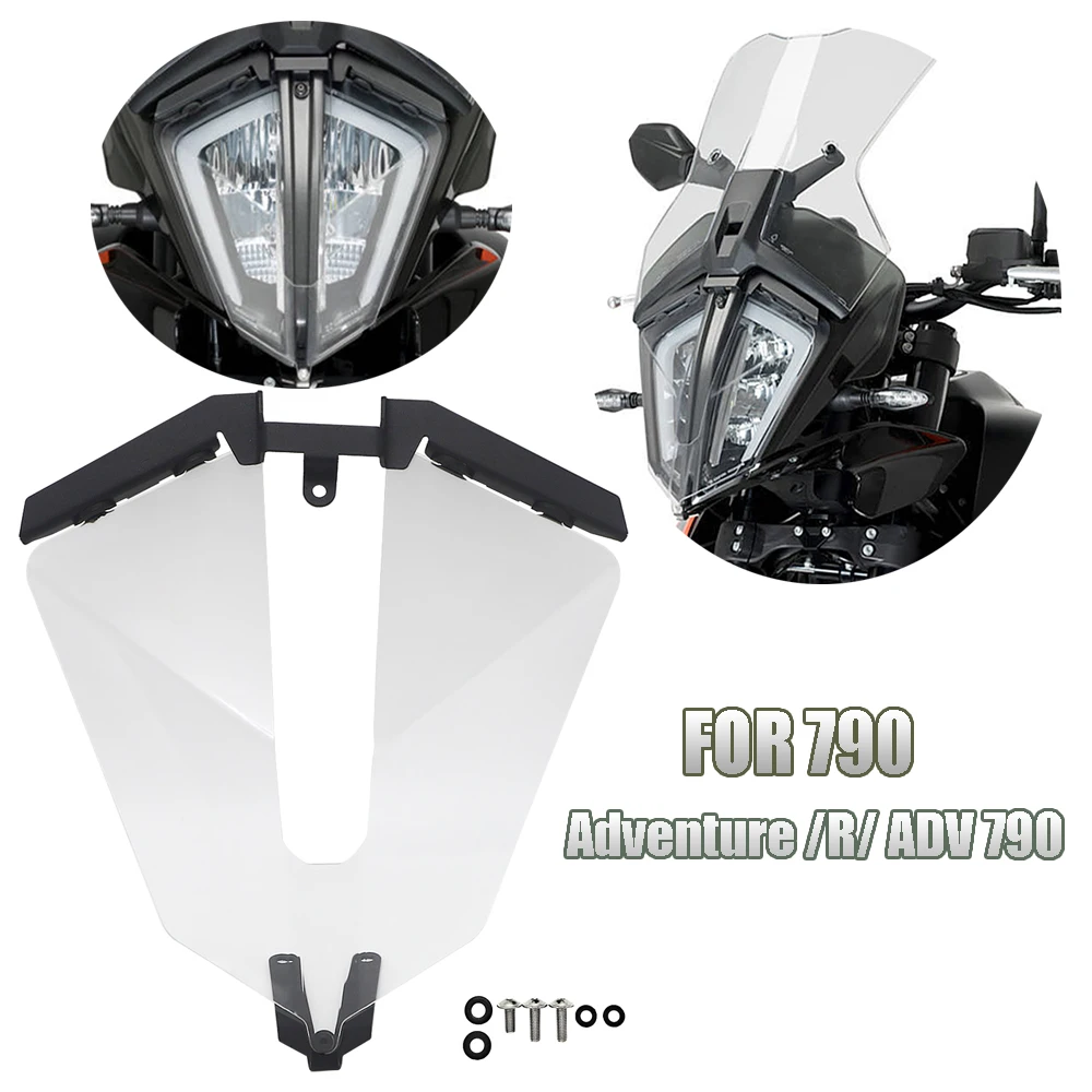 

For 790 Adventure / R / S 890 Adventure R 390 Adventure 2021 2020 New Acrylic Motorcycle Accessories Headlight Protector Cover