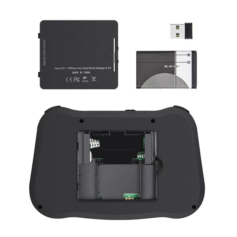 For Xbox 360 PS3 PC Computer 1pc Portable Colorful Backlight Wireless Keyboard Ergonomically Handheld Design Keypad Pohiks - купить по