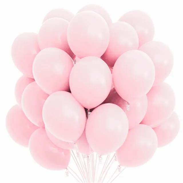 Baby pink 20 шт. 12 дюймов Свадебные латексные шары украшения для дня рождения Надувные Воздушные шары Детские игрушки детский душ баллон гелия - Color: Baby pink