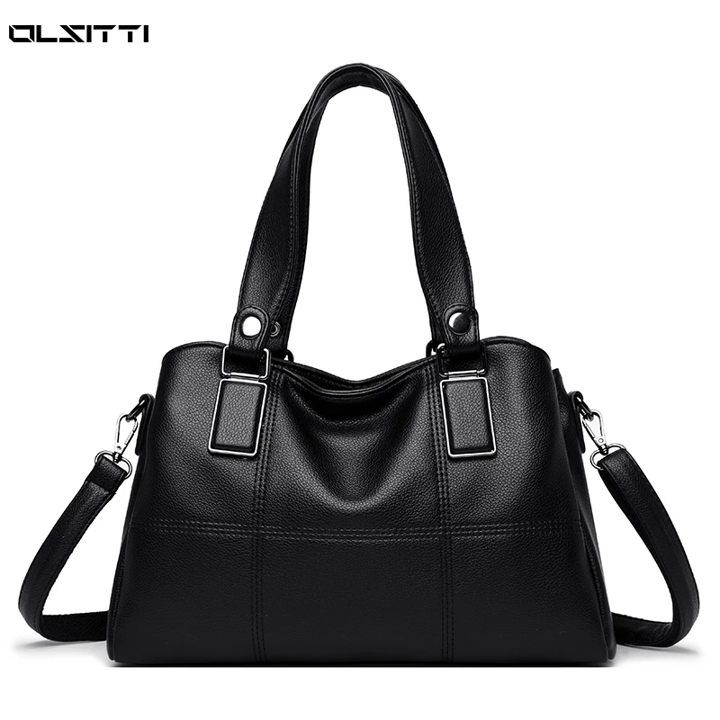 

High Quality Soft Leather Shoulder Bag for Women 2021 Hit Winter Luxury Crossbody Bag Ladies Shopper Travel Handbags Sac à Main