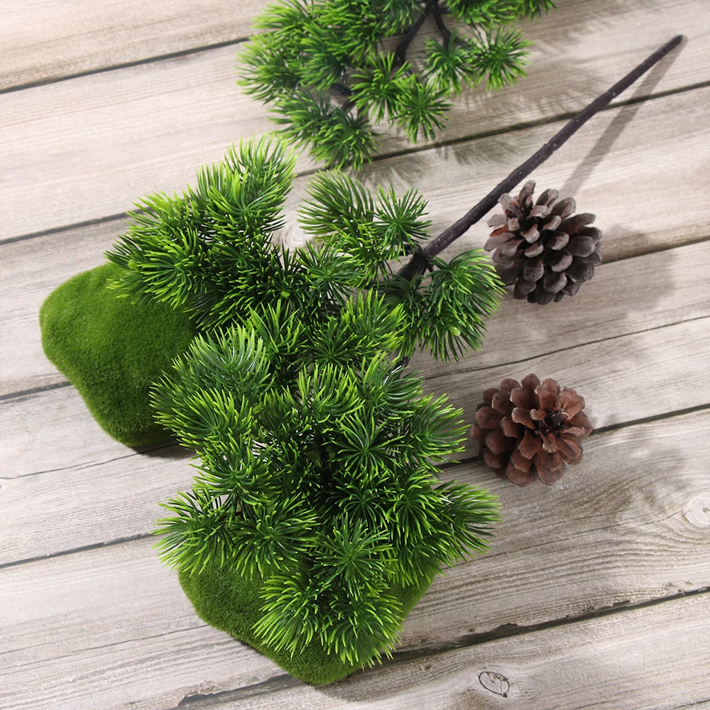 Christmas Green Artificial Tree Wedding Home Decor Floral Arrangement Fake Plant Pine Branches | Дом и сад