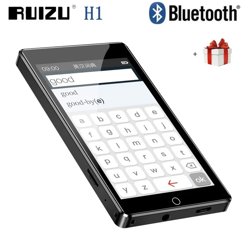 Новинка mp3 плеер RUIZU H1 с полноразмерным сенсорным экраном 8 гб поддержка Bluetooth FM
