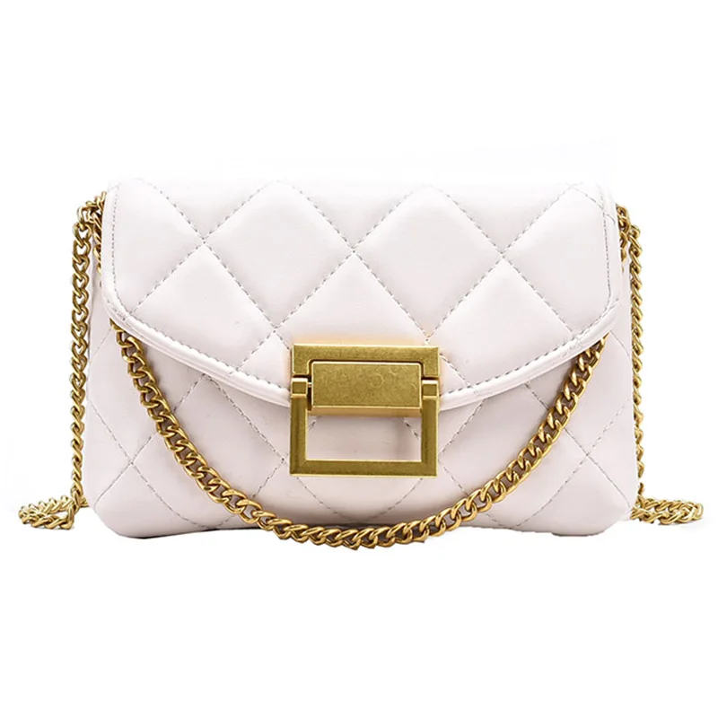 

Small Crossbody Bags Women High Quality Chain Branded Designer 2021 Spring PU Leather Shoulder Handbags and Purses