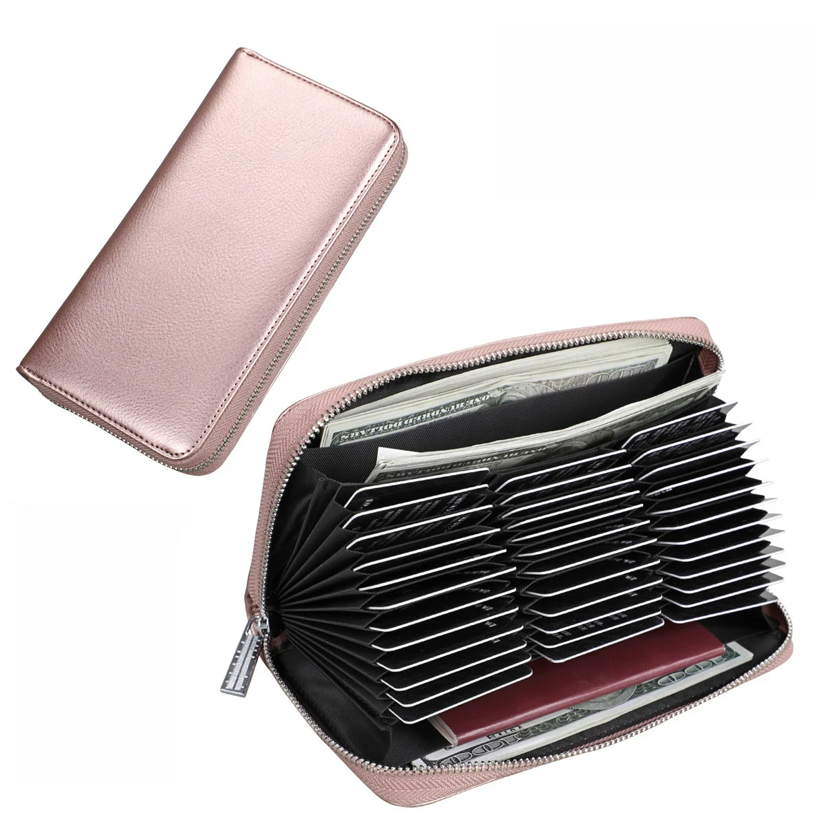 Кошельки из натуральной кожи с рчид для женщин бумажники несколькими