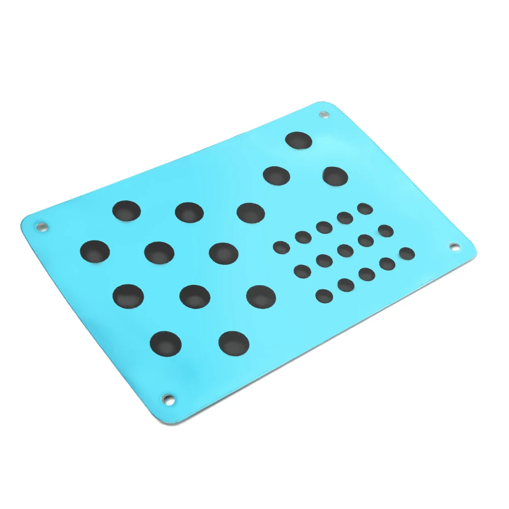 1 шт. Универсальный Серебряный Авто Пол коврик ножная пятка накладка