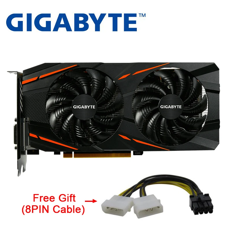 Графическая карта Gigabyte Radeon RX580 с питанием от интуитивно понятная графическая AORUS