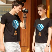 couple t shirt trend classic series round neck top commuter all match casual men and women breathable short sleeve t shirt