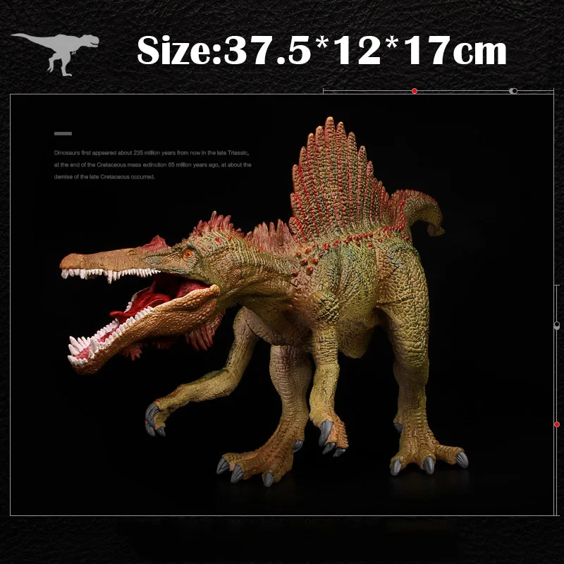 Модель динозавра спинозавра в стиле Юрского периода древняя биологическая