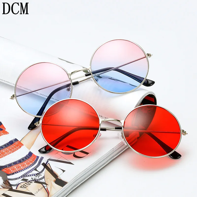 2020 новые женские и мужские круглые солнцезащитные очки в стиле стимпанк с