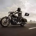 10 шт. байкерские мотоциклы, Череп, локомотив, искусственная свобода, Райдер, кожаная куртка, шляпа, жилет, нашивки, Декор