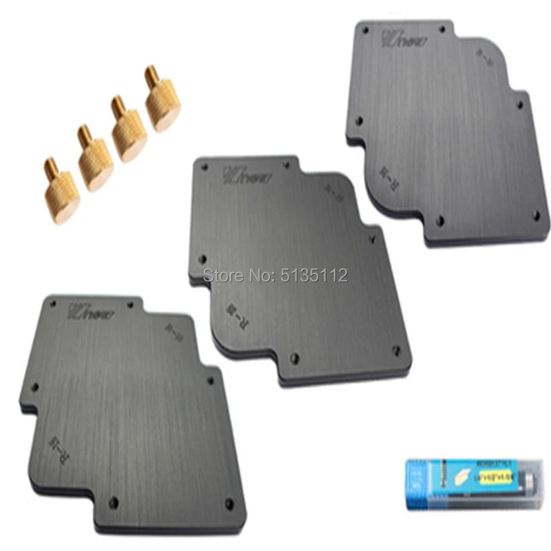 3 шт./компл. Новый R круглый Угловой радиус зажим шаблон бакелитовая пластина