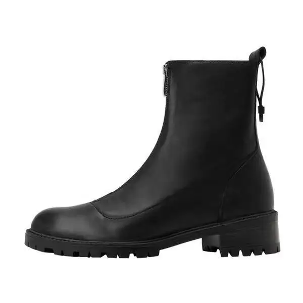 

Woman England Black Short Boots Woman Boots Women's Shoes 2019 Front Boots