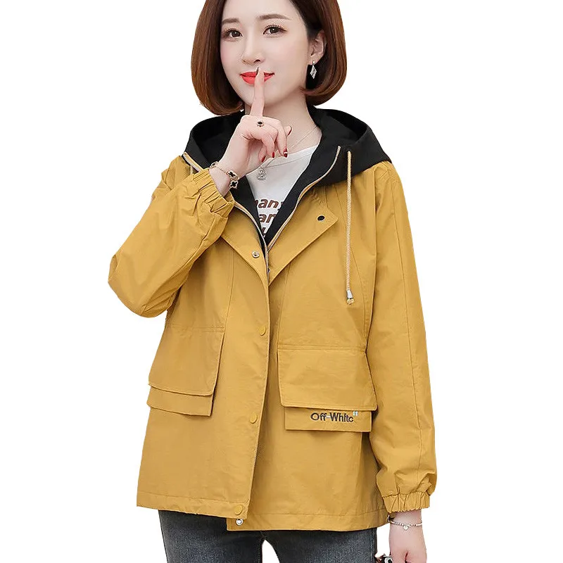 Куртка женская с длинным рукавом повседневное пальто куртка на молнии капюшоном