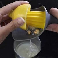portable lemon orange manual fruit juicer pp material kitchen accessories tools citrus raw hand pressed juice maker