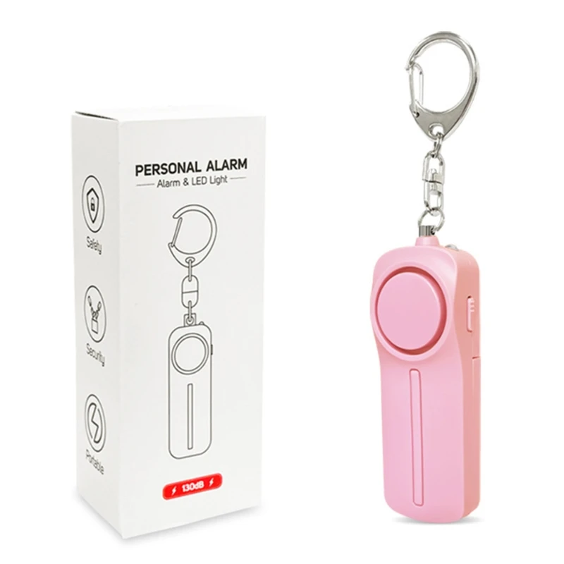 

Personal Alarm Siren Song 130dB Safesound Personal Women Keychain with LED Light