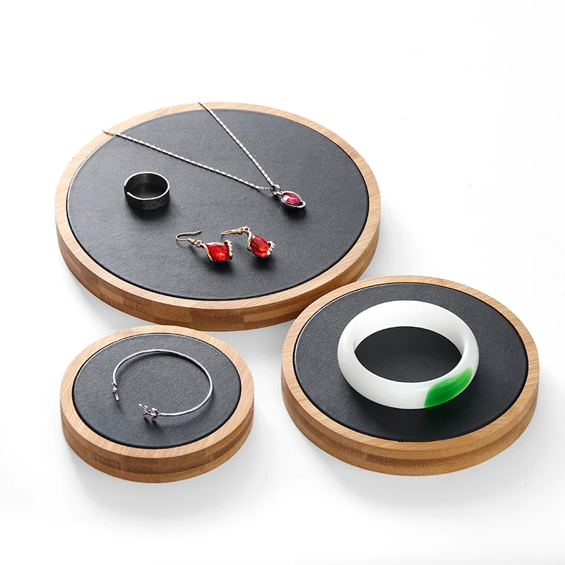 

Подвеска из бамбука для ожерелья и ювелирных изделий, витрина-держатель, органайзер для сережек, колец, браслетов, деревянная витрина для де...