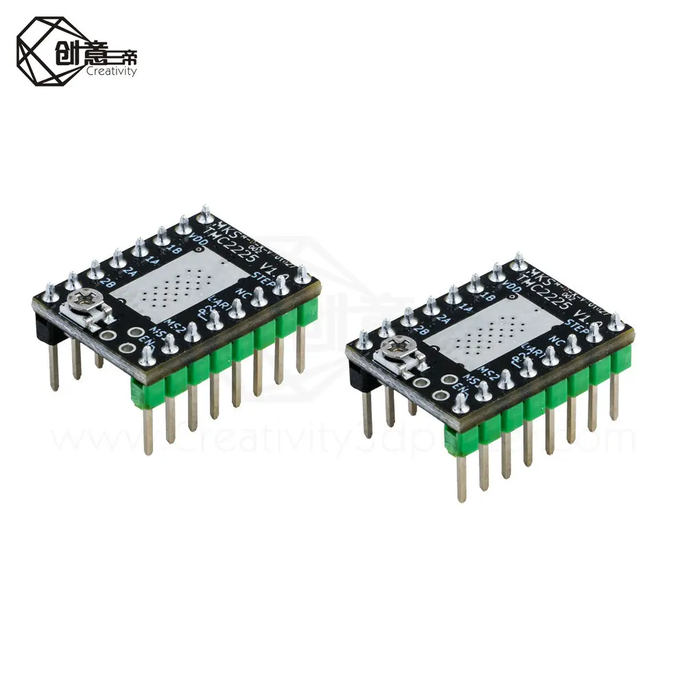 5 шт. TMC2225 Драйвер шагового двигателя Замена TMC2208 TMC2209 StepStick 3D части принтера Ультра