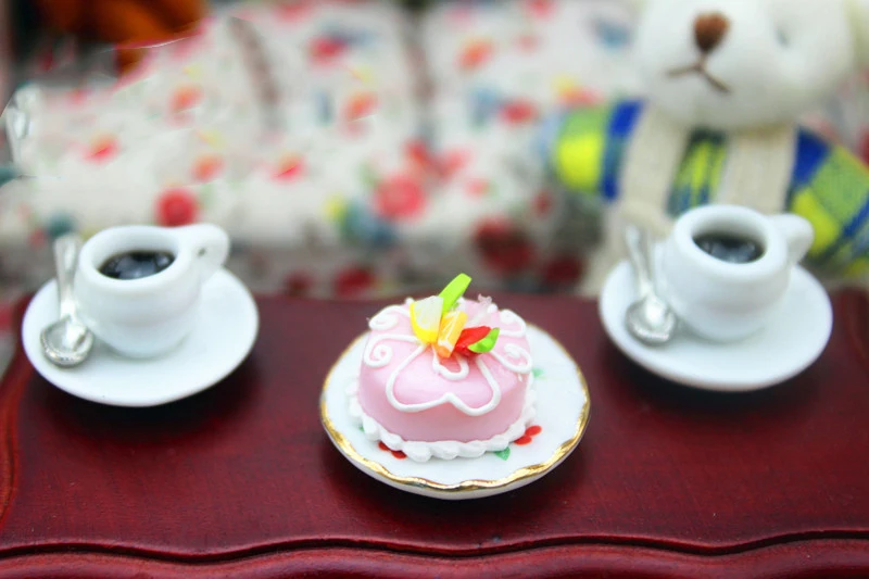 Миниатюрные аксессуары для кукольного домика миниатюрная керамическая модель
