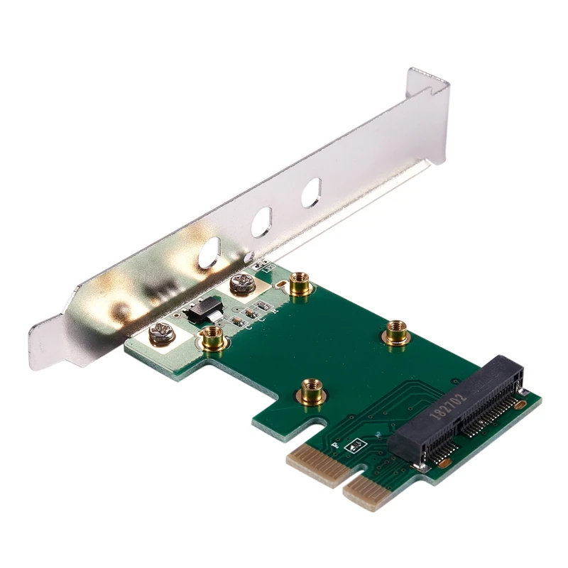 

Mini PCI-E Express to PCI-E Wireless Adapter w 3 Antenna WiFi for PC