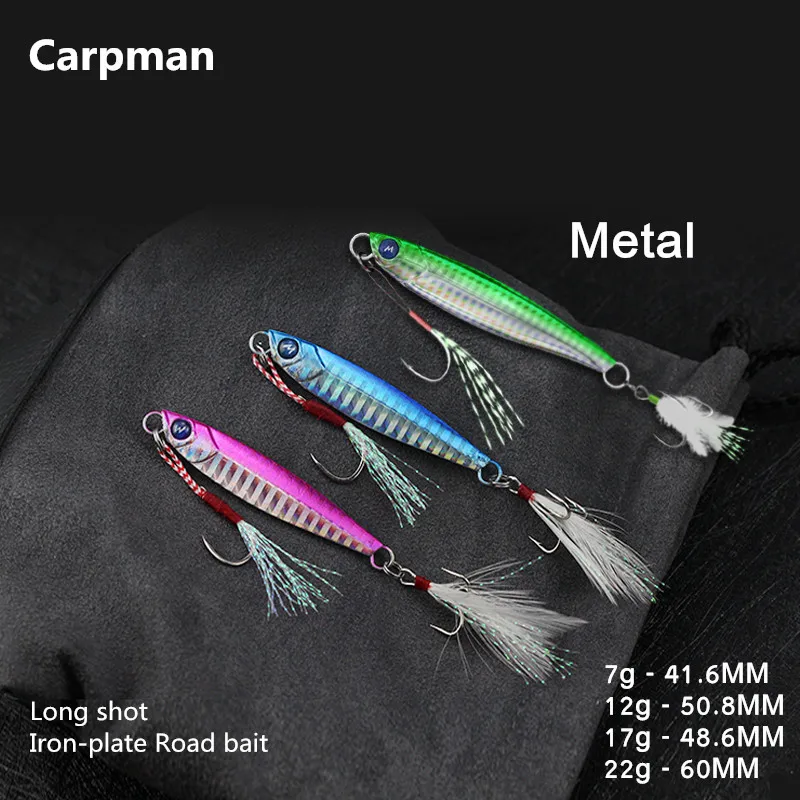 

Metal Artificial Bait Lure Fishing Löffel Jigs Karpfen Angeln Locken Crankbait Jig Löffel Wobbler Köder Meer Angeln Lockt Pesca