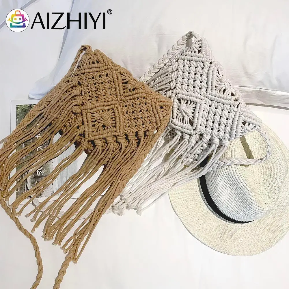 

Сумка-мессенджер женская из хлопка, на молнии, квадратная, летняя