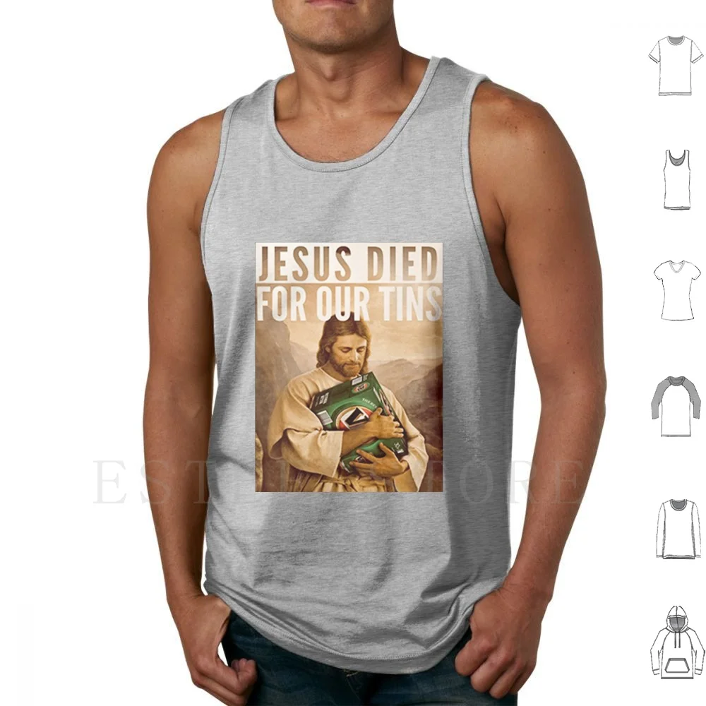 

Безрукавка с Иисусом, жилет без рукавов, Иисус умер из-за наших жестяных коробок