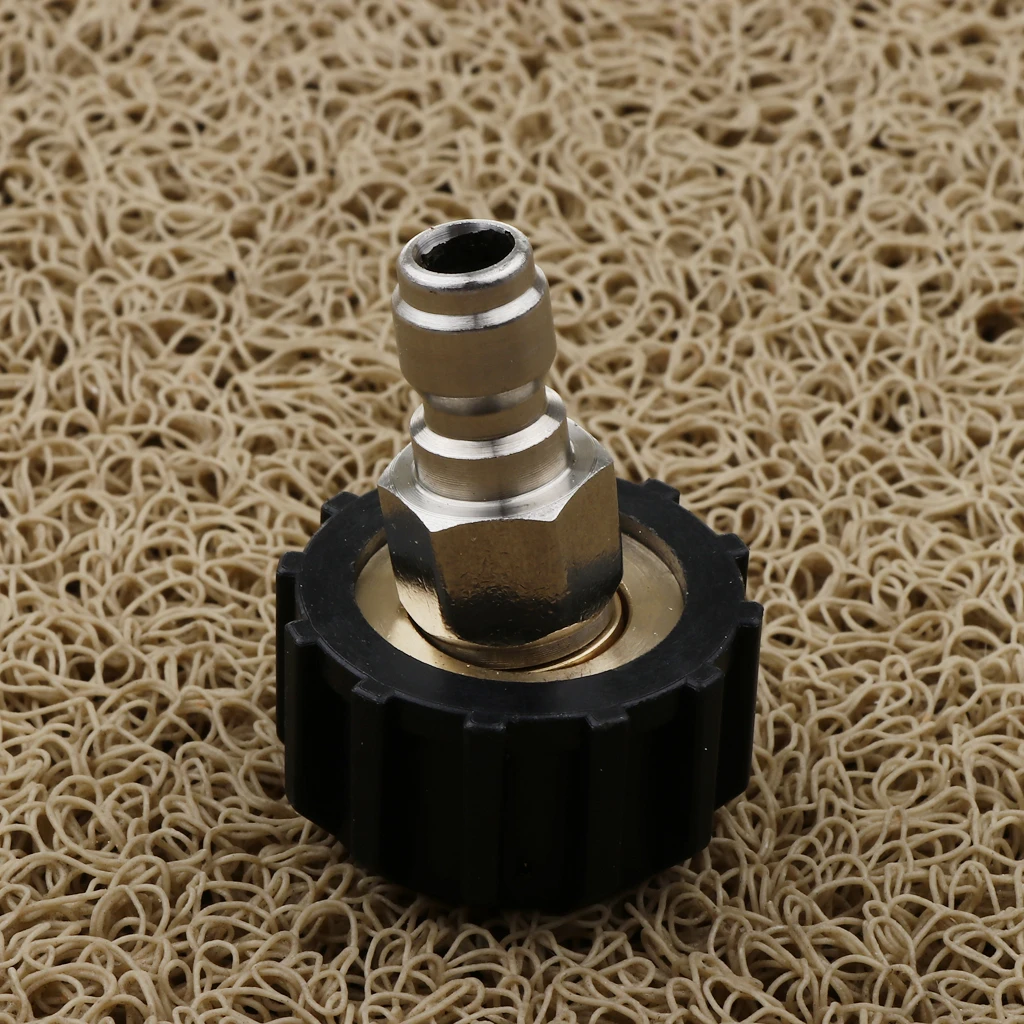 

Pressure Wash Quick Release M22/14 female to 3/8 Male Brass Connector New