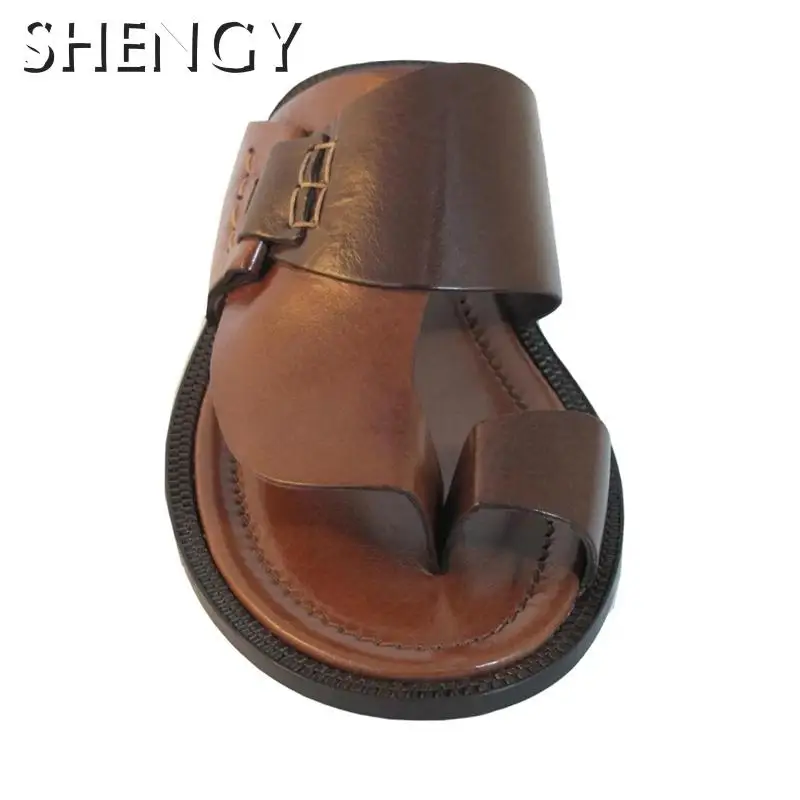 Мужские сандалии в стиле ретро пляжные Босоножки ручной работы Повседневная