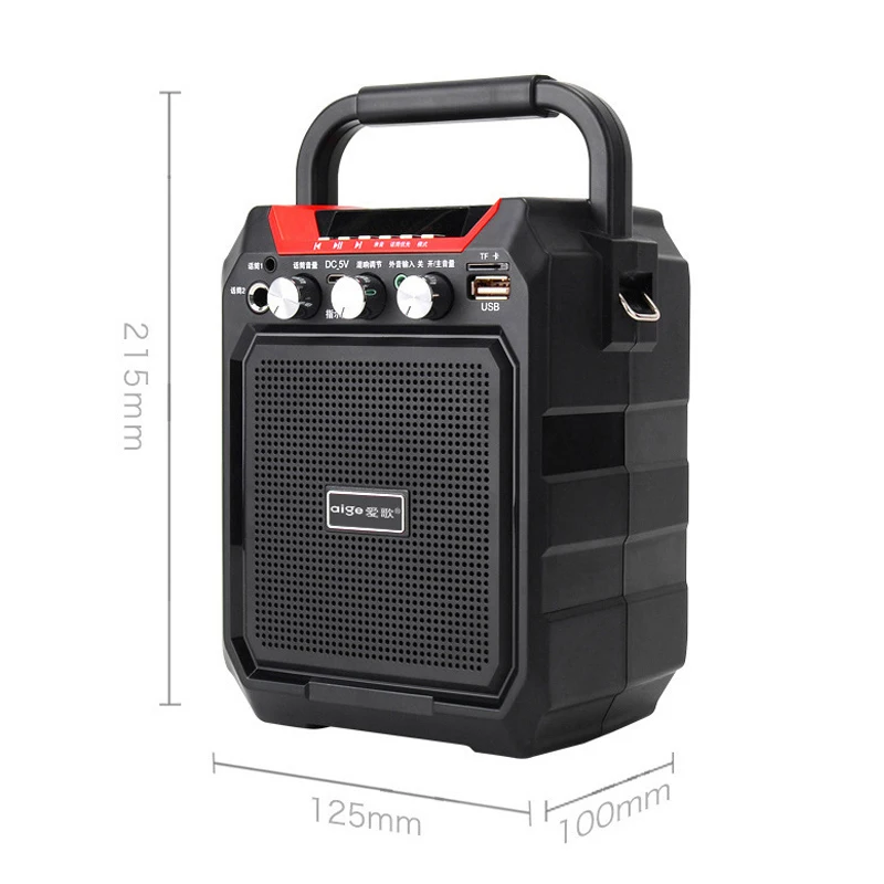 Портативная Bluetooth Колонка высокой мощности сабвуфер с усиленными басами