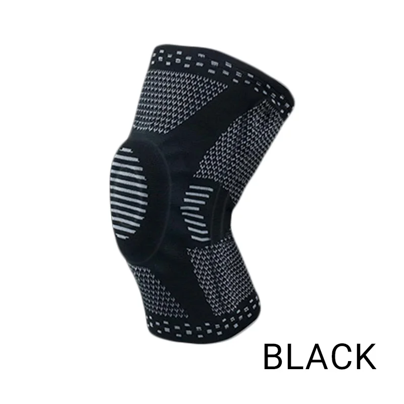 

1 pcs Knee Patella Protector Brace Silicone Spring Knee Pad Basketball Running Volleyball Sleeve Support Men Sports Kneepads