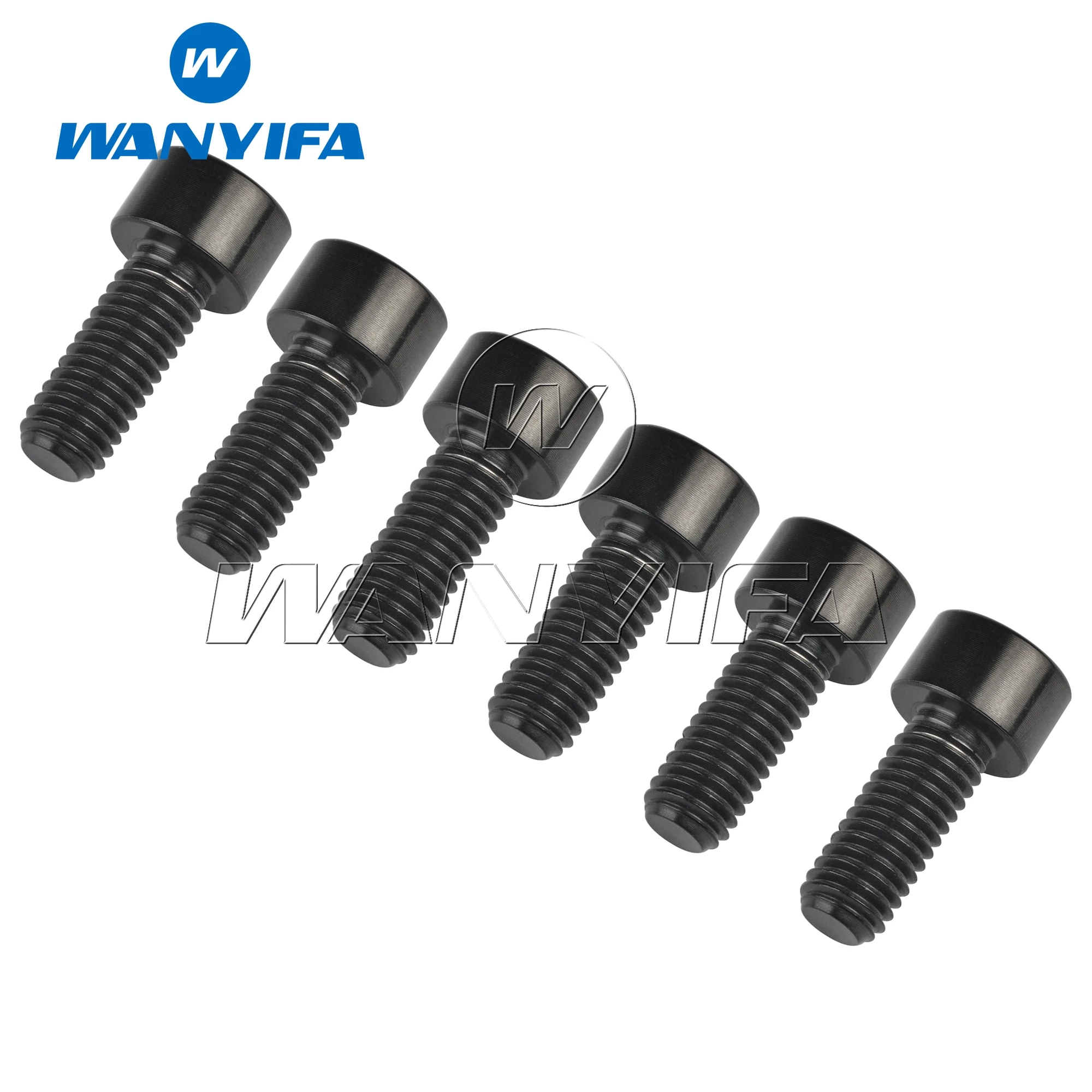 Титановый болт Wanyifa M8x20mm шестигранные винты с головкой для велосипеда мотоцикла
