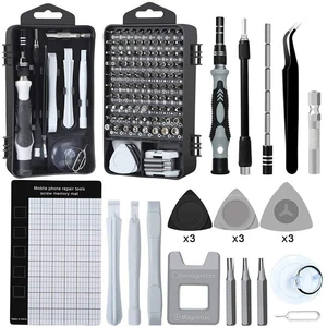 multifunctional screwdriver set 122 in 1 torx hex screw driver bit set hand tool for computer mobile phone digital device repair free global shipping