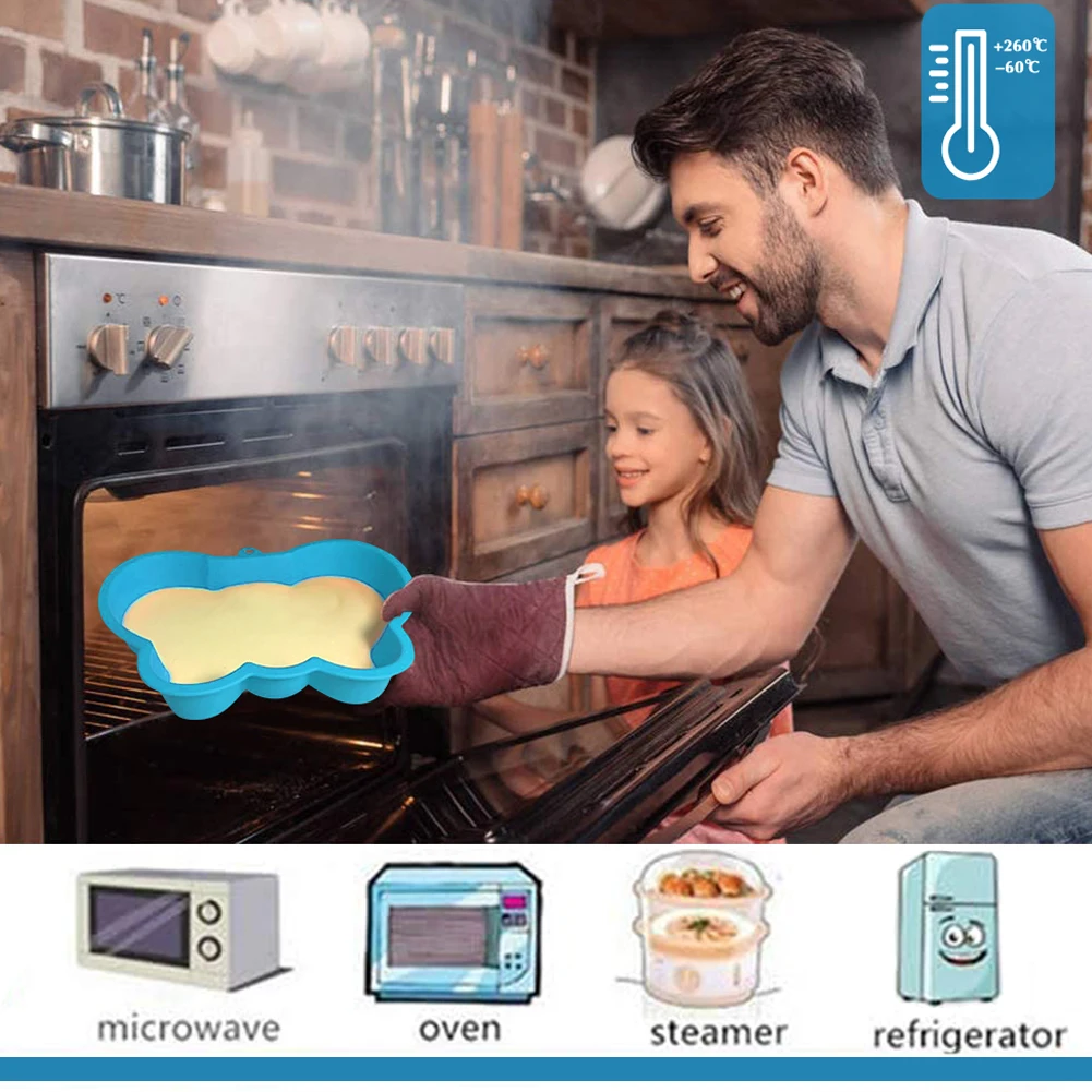 

3D Mold Silicone Baking Pan for Pastry Cakes Chocolate Molds Kitchen Bakeware Utensils Cake Dessert DIY Decor Butterfly Shape