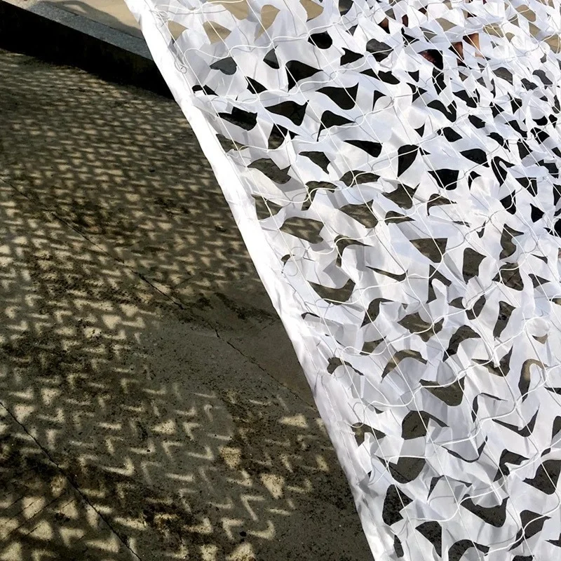 Белая камуфляжная сетка солнцезащитные сетки наружный тент навес сменная крышка