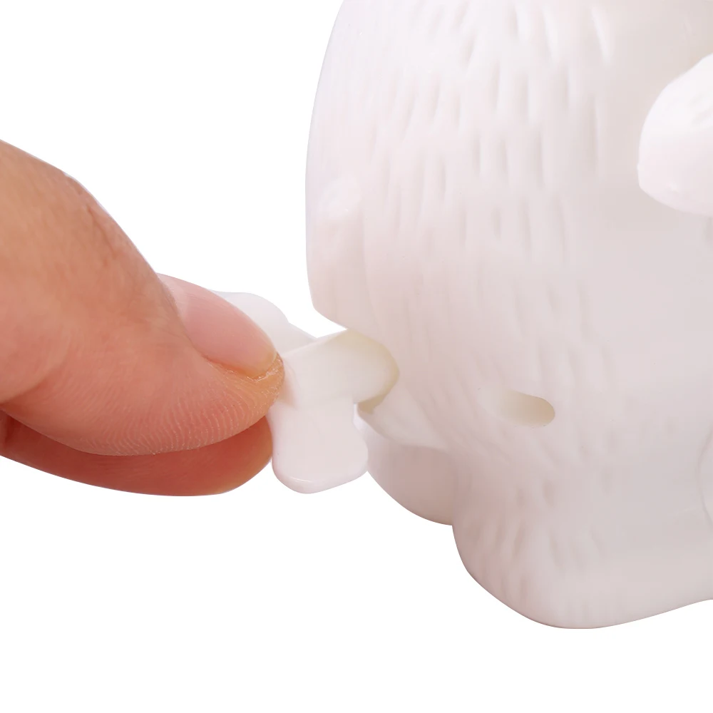 1 шт. Забавный мультяшный детский кролик игрушка для барабана заводная