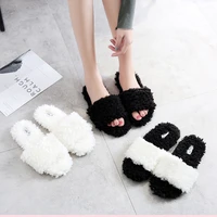 female spring and autumn indoor home with solid color non slip four seasons home slippers 2303