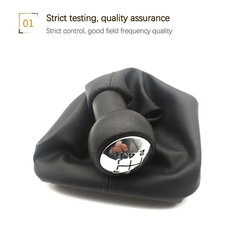 Ручка переключения передач с кожаным чехлом 5 скоростей ручка для Peugeot 106 205 206 306 406