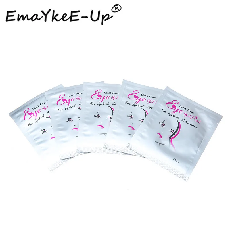 Патчи гелевые безворсовые гидрогелевые для наращивания ресниц 100 пар | Красота и