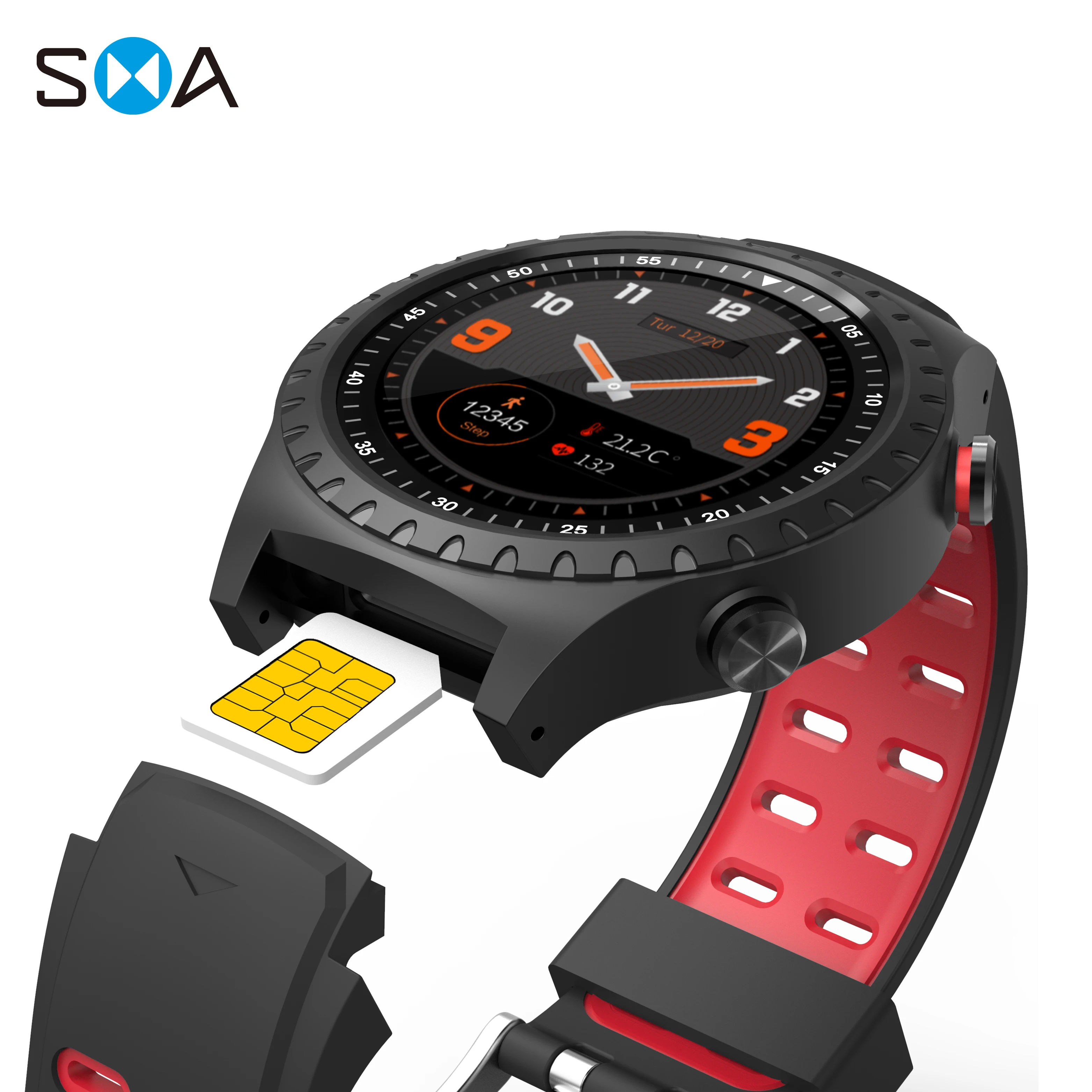 

Смарт-часы SMAWATCH M1S для мужчин и женщин, Смарт-часы с GPS, поддержкой 2G SIM-карты, компасом, барометром, фитнес-трекером