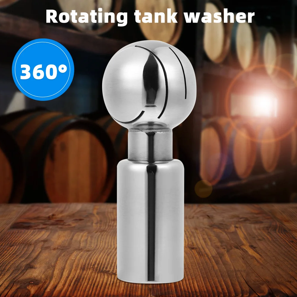 

Stainless Steel Sanitary Tank Cleaning 360 Degree Rotating Spray Ball(DN20)