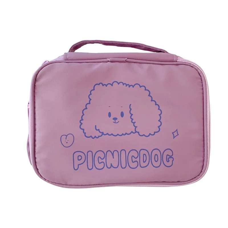 

Women Travel Cosmetic Bags Cases Multifunction Makeup Organizer Bag Canvas Print Make Up Brushes Holder Makeup Pouch Storage Bag