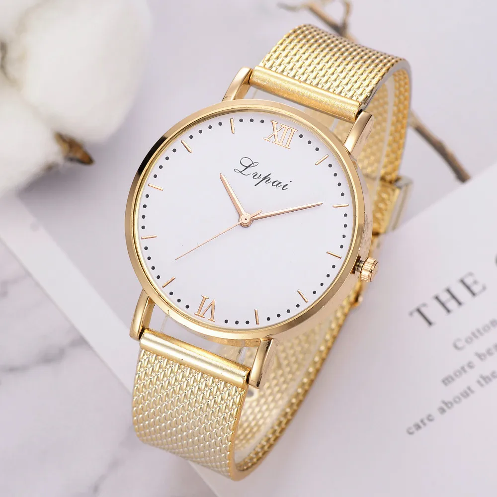

Women Lvpai Relogio Feminino Gold Quartz Silicone strap Band Watch Analog Wrist Watch Luxury montre homme Reloj Mujer Clock Q