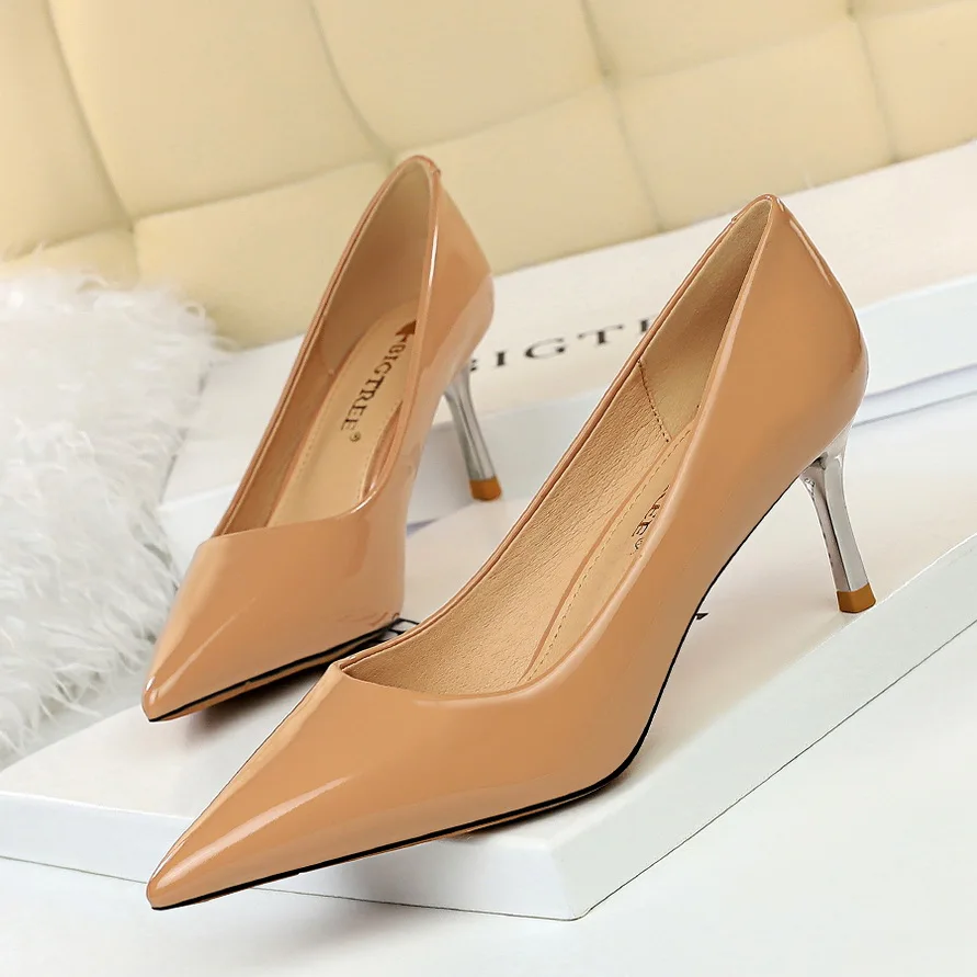 Женские туфли лодочки с кристаллами на высоком каблуке 5 см 10 2020 г. пикантные