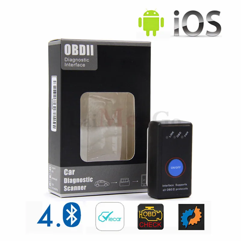 Сканер ELM 327 V1.5 PIC18F25K80 OBD2 Bluetooth для Android/IOS OBD автомобильный диагностический
