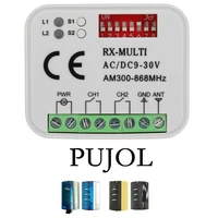pujol garage remote control door opener 433 92mhz manual transmitter pujol remote control receiver door control