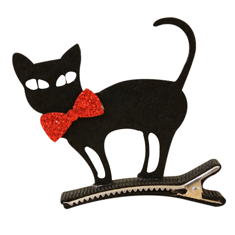 Заколка для волос на Хэллоуин тыква призрак летучие мыши кот ведьма шляпа