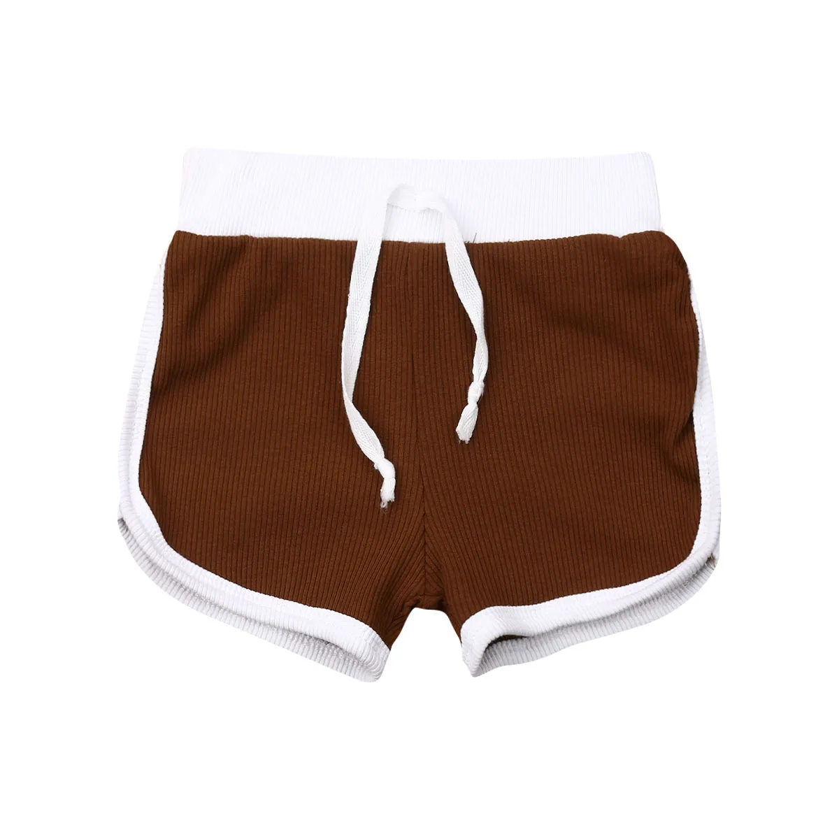 Шорты трикотажные однотонные для мальчиков и девочек 1 4 лет|Шорты| |