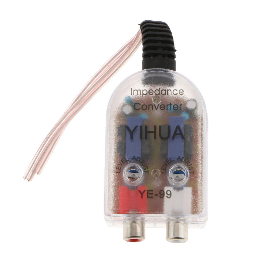 

Новый Премиум Hi-low линейный выход конвертер динамик к Rca Регулируемый сигнальный адаптер прост в установке