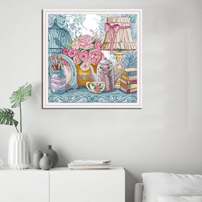 Свадебные принадлежности 1 Набор для рукоделия с крестиком DMC 11CT 14CT учетная