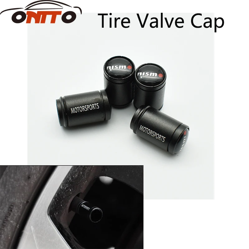 

10Set GTR Nismo logo Car Motorcycle Tubeless Wheel Tire Valve Stems Caps Tire Air Valve Stem for Teana Sylphy Qashqai Livina